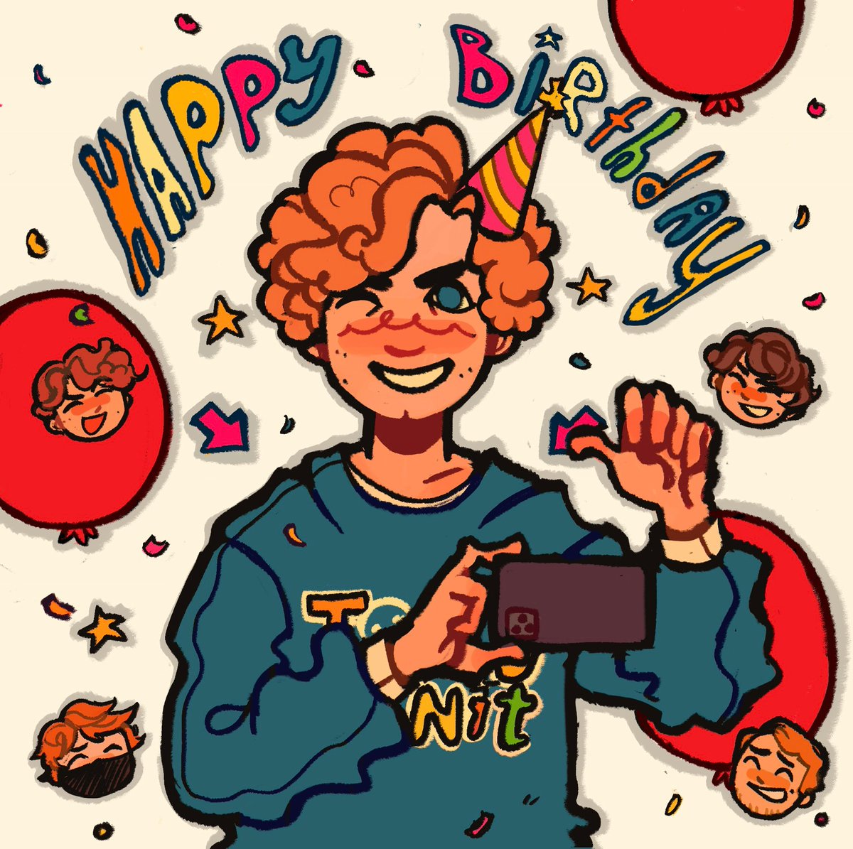 katsutaaki's tweet photo. Happy Birthday Big Man #tommyinnitfanart https://t.co/2J7fn1E2SY