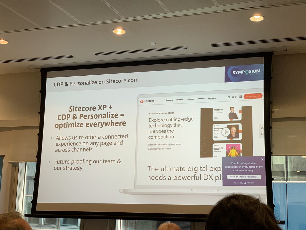 KateOrlova's tweet image. 🎯 Sitecore.com uses #Sitecore CDP &amp;amp; Personalize to optimise experience across multiple channels! @aksainsbury, thank you for giving insight into #SitecoreCDP &amp;amp; #SitecorePersonalize and interactive demo at #SitecoreSYM! 👏🏻