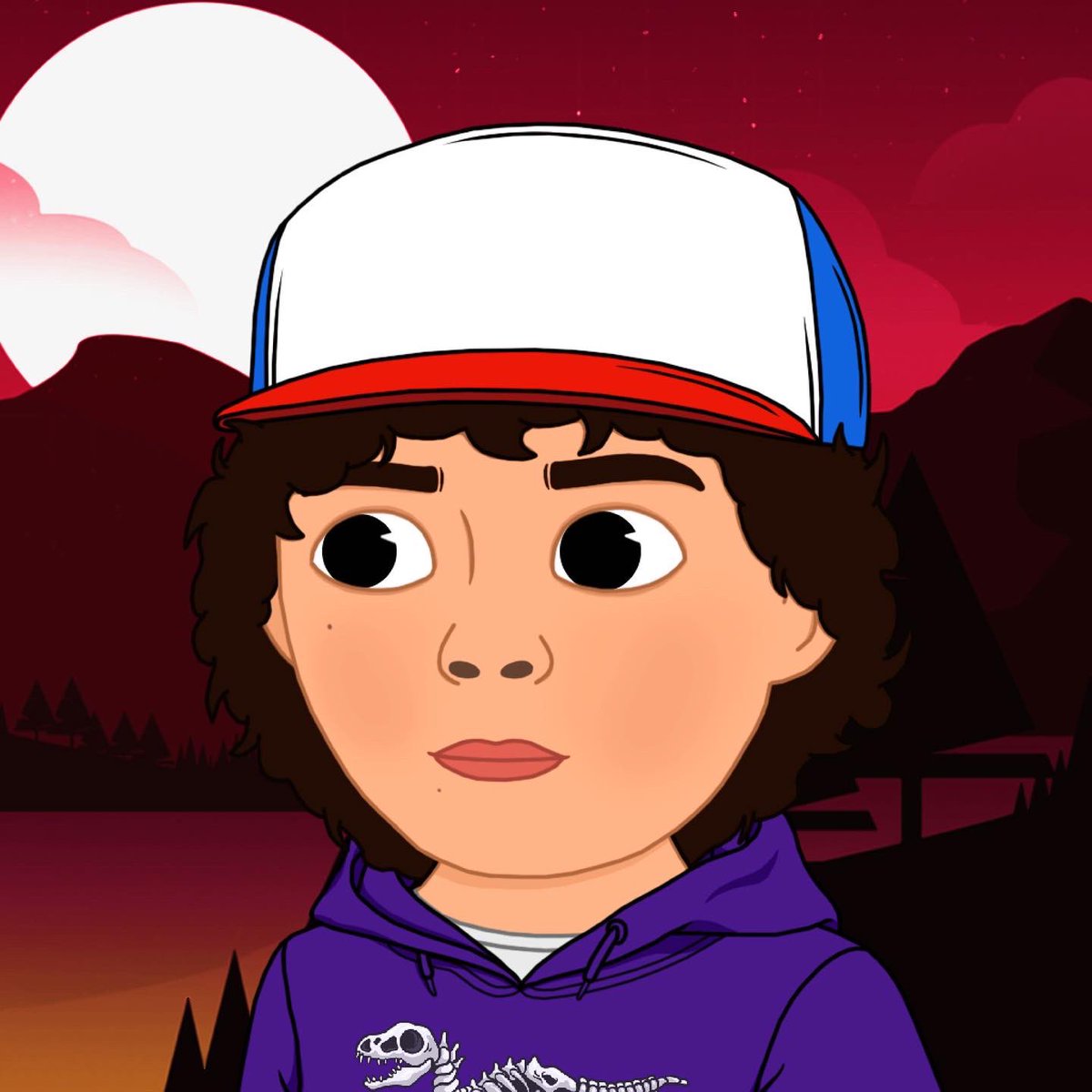 strangertngsnft's tweet photo. And here is a new character - Dustin🧢 https://t.co/I2PSwjtWWu