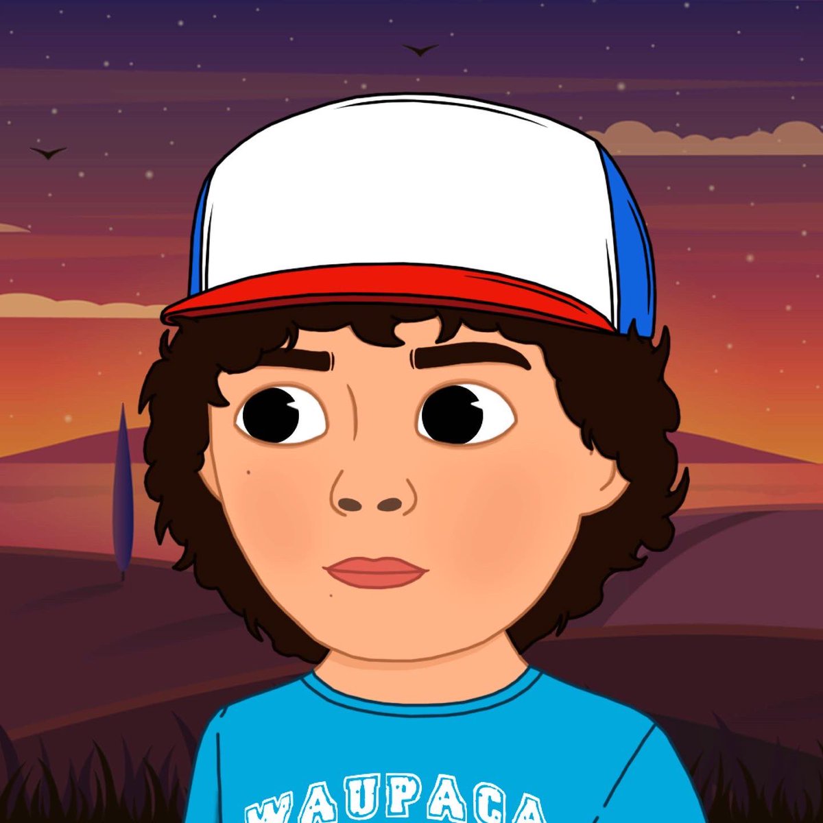 strangertngsnft's tweet photo. And here is a new character - Dustin🧢 https://t.co/I2PSwjtWWu