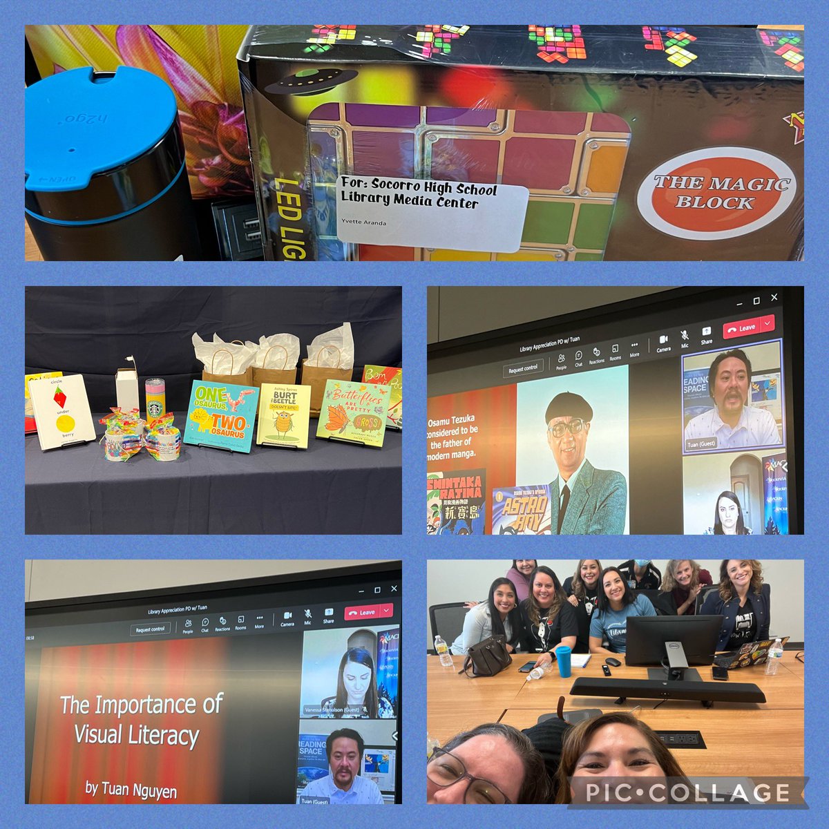 YAranda_LMS's tweet photo. Enjoying our National Librarians Week! Love working with all these librarians. Thank you for everything @Sparks_Interest @JFernandez_TECH   Great day with @MSaenz_LMS @DTafoya_LMS @JMarquez_LMS @kbaker01_ehslib @JEvans_AHS @rmorales_HDHES @LJohnson_EDHS https://t.co/maSWZ4OHGI