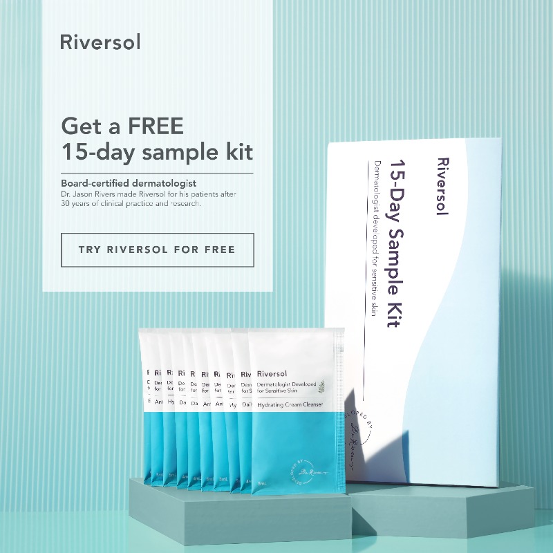 Riversolskin's tweet photo. See your best skin in 15 days 😍  Free samples available while supplies last. ⏰

Made in Vancouver by Dermatologist Dr. Jason Rivers. 

No payment required. No shipping fee. No subscription. Get yours today!  🥳