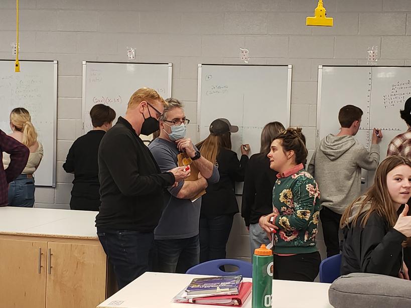 Great thinking about math at <a href="/renfrewraiders/">Renfrew Collegiate</a> for both students and teachers with <a href="/pgliljedahl/">Peter Liljedahl</a>