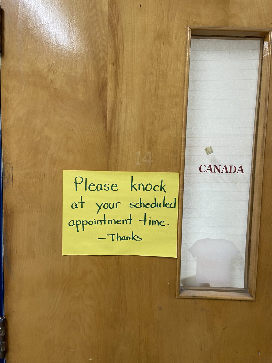 Our first in person parent teacher meeting in a long time! Welcome back families❤️