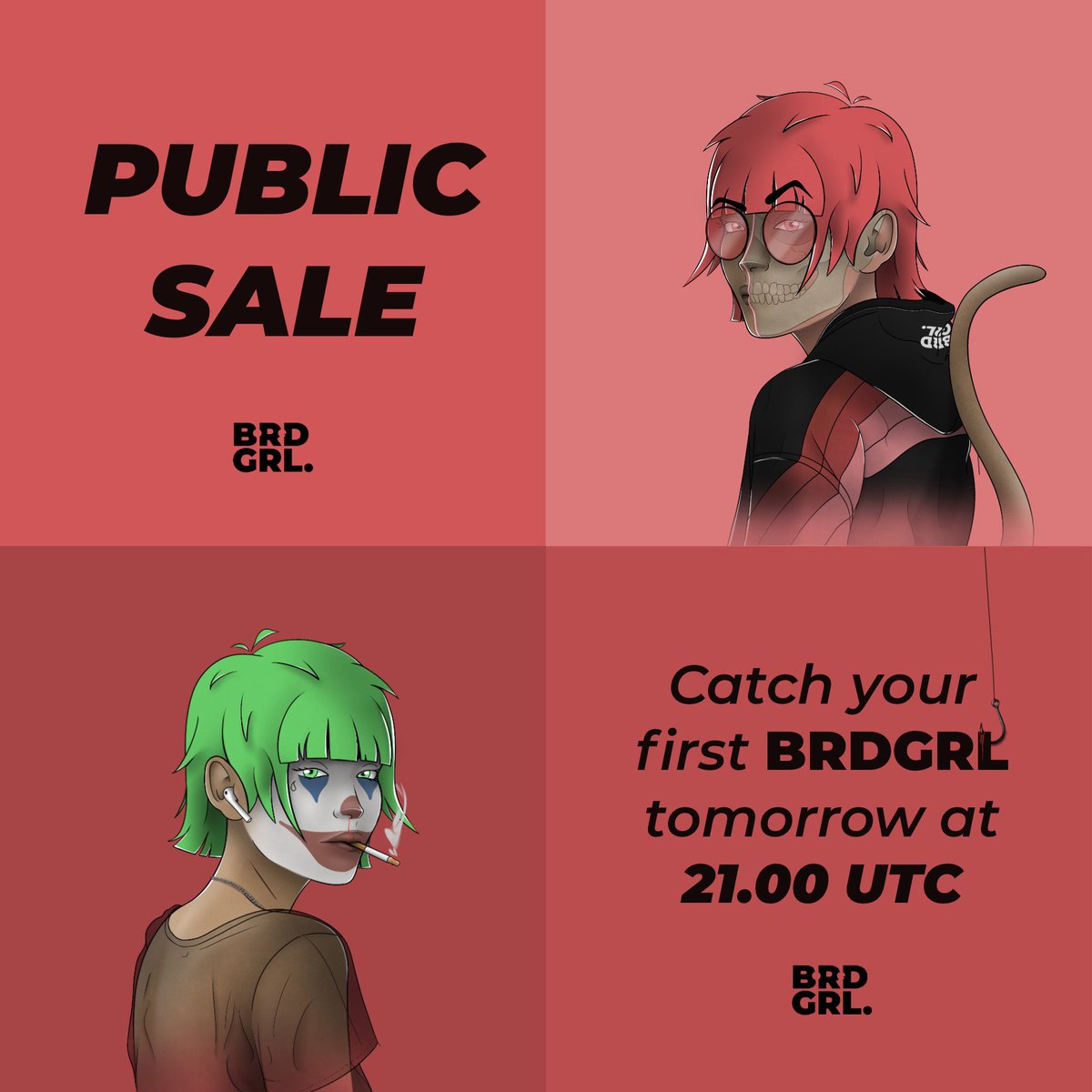 LANAQUEENOFSOL's tweet photo. In 24 hours from now, you could own a Bored Girl ๐ฎโ๐จ๐ PUBLIC SALE STARTS APRIL 9TH 21.00 UTC https://t.co/oKDYpM6Ye1