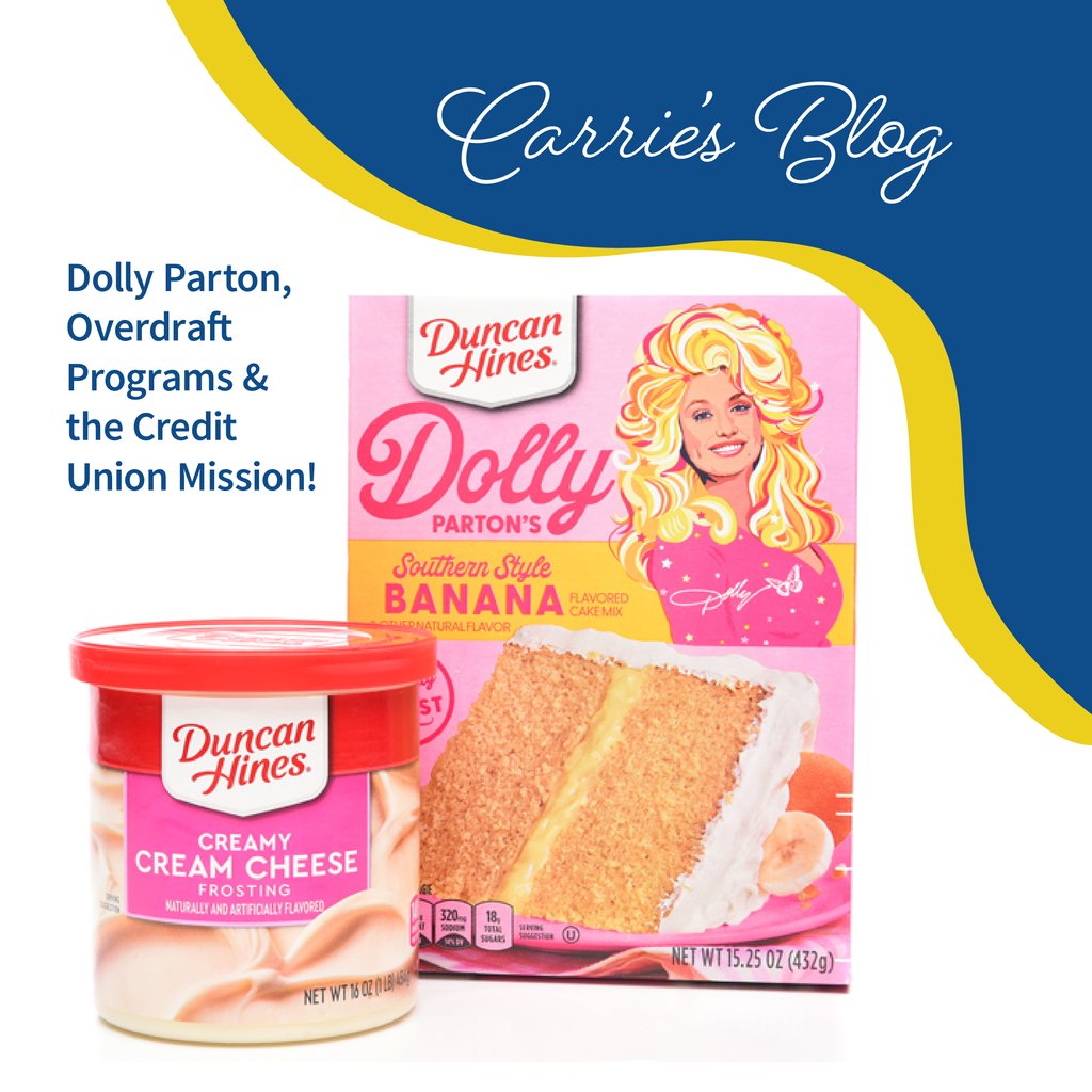 VACreditUnions's tweet image. "Dolly Parton, Overdraft Programs and the Credit Union Mission!" Read our President/ CEO Carrie's refreshing thoughts on Credit Union current events in her latest blog post. l8r.it/yLNw

#cudifference #overdraftprotection #vacul #creditunions #dollyparton