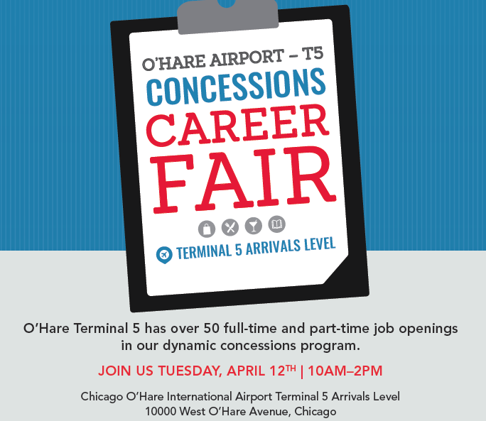 O'Hare Intl. Airport on Twitter "Looking for employment? Attend our