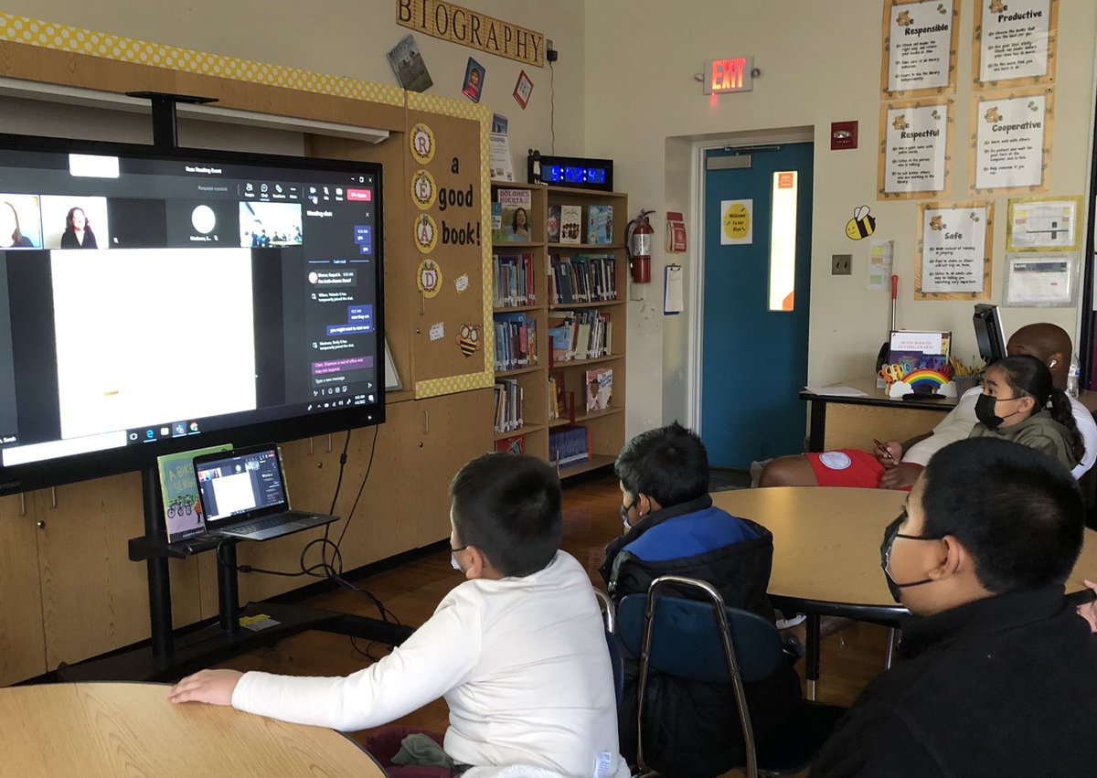 EmilyMe10531515's tweet photo. 3rd Grade Virtual STEM Storytime with ACCENTURE employees made for a wonderful Friday 📚 #BetsysBusinessPartners #RossRocks #STEM @AhmeshaG @learngrowDC @HISDFACE @TeamHISD @HISDChoice @ray4d_thebetsy @Tareese8 @FARIASECC @behaviorlady @erinehines @teacher_toya @tuwest https://t.co/CdOmv0PT4e