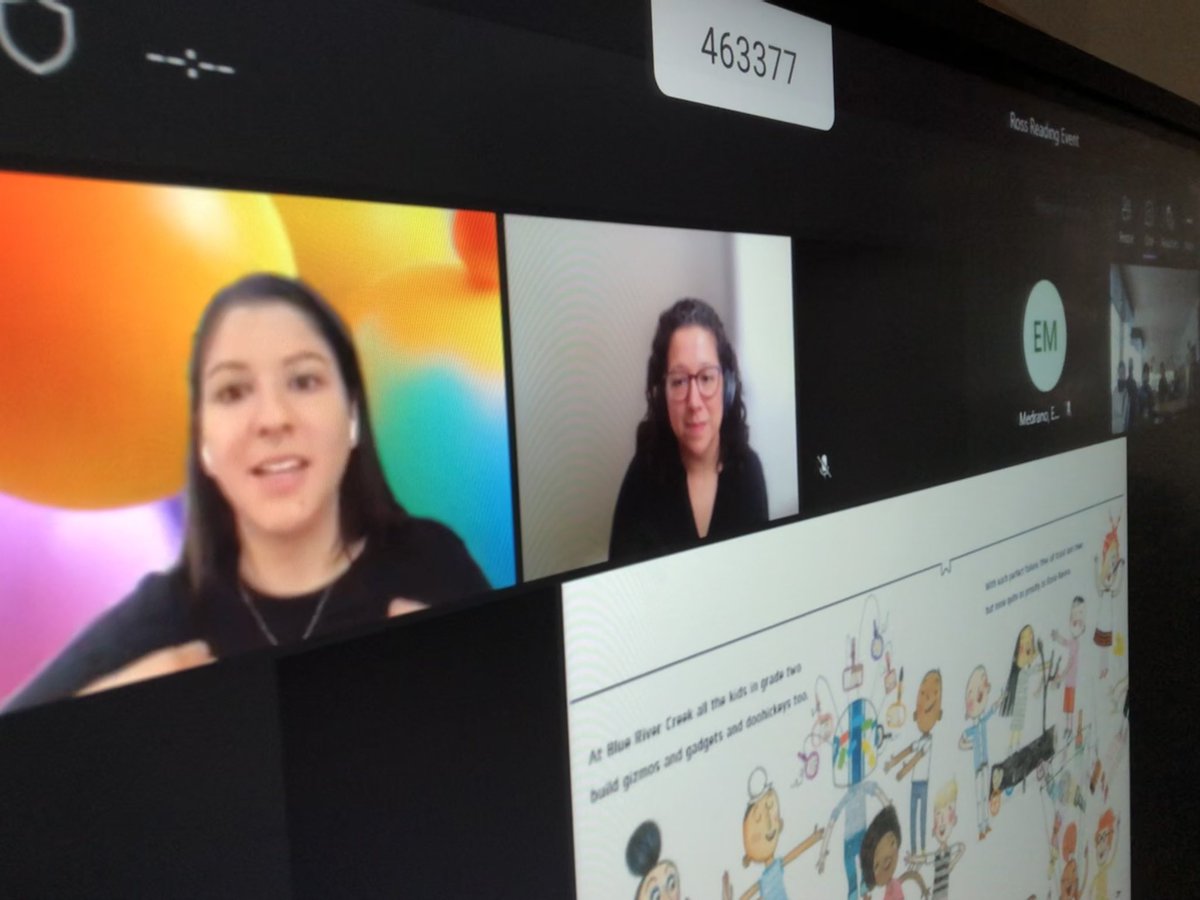 EmilyMe10531515's tweet photo. 3rd Grade Virtual STEM Storytime with ACCENTURE employees made for a wonderful Friday 📚 #BetsysBusinessPartners #RossRocks #STEM @AhmeshaG @learngrowDC @HISDFACE @TeamHISD @HISDChoice @ray4d_thebetsy @Tareese8 @FARIASECC @behaviorlady @erinehines @teacher_toya @tuwest https://t.co/CdOmv0PT4e