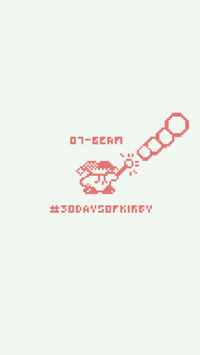 LEOTT_01's tweet photo. #30daysofkirby ! ! ! C: Day Seven: Beam ✨✨| #pixelart #Videogame #Monochrome https://t.co/2rcjLXZRWD