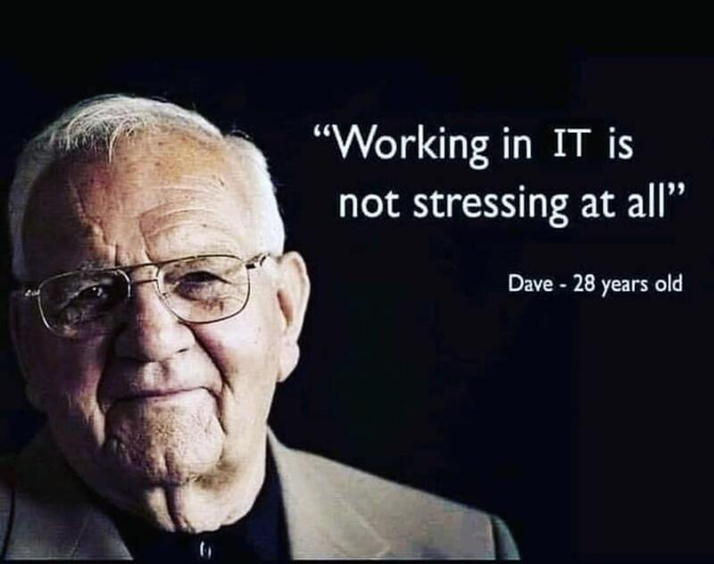 SatyenKumar's tweet photo. Working in IT is not stressing at all https://t.co/e4ypisBiRz