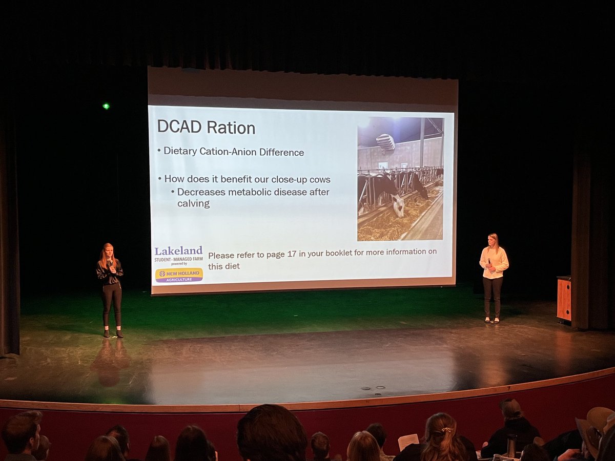 TietsiaH's tweet photo. Great presentations from the student managed farm #dairyunit at #Lakelandcollege ! I look forward to you use your skills to build the dairy industry!
#AlbertaMilk, #RDAR, #abag https://t.co/pMu2ZAWDvZ