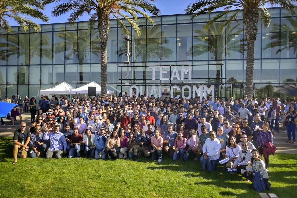 cristianoamon's tweet photo. It’s been great to see so many employees back on campus over the past couple of weeks, and it was incredible to reconnect with #TeamQualcomm at our welcome back happy hour. Proud of what we’ve accomplished and there’s much more to come. You truly are the best part of @Qualcomm. https://t.co/wRFgg2G3iT