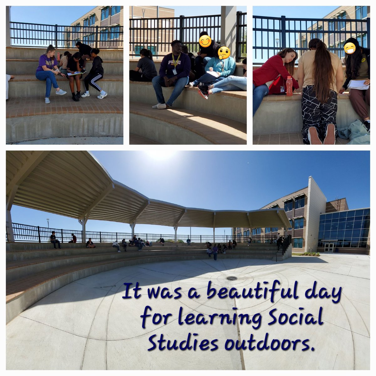 8th Grade Social Studies enjoyed the beautiful weather while learning about the Civil War battles <a href="/HaskettJH/">Haskett Junior High</a> #WeAreHaskett