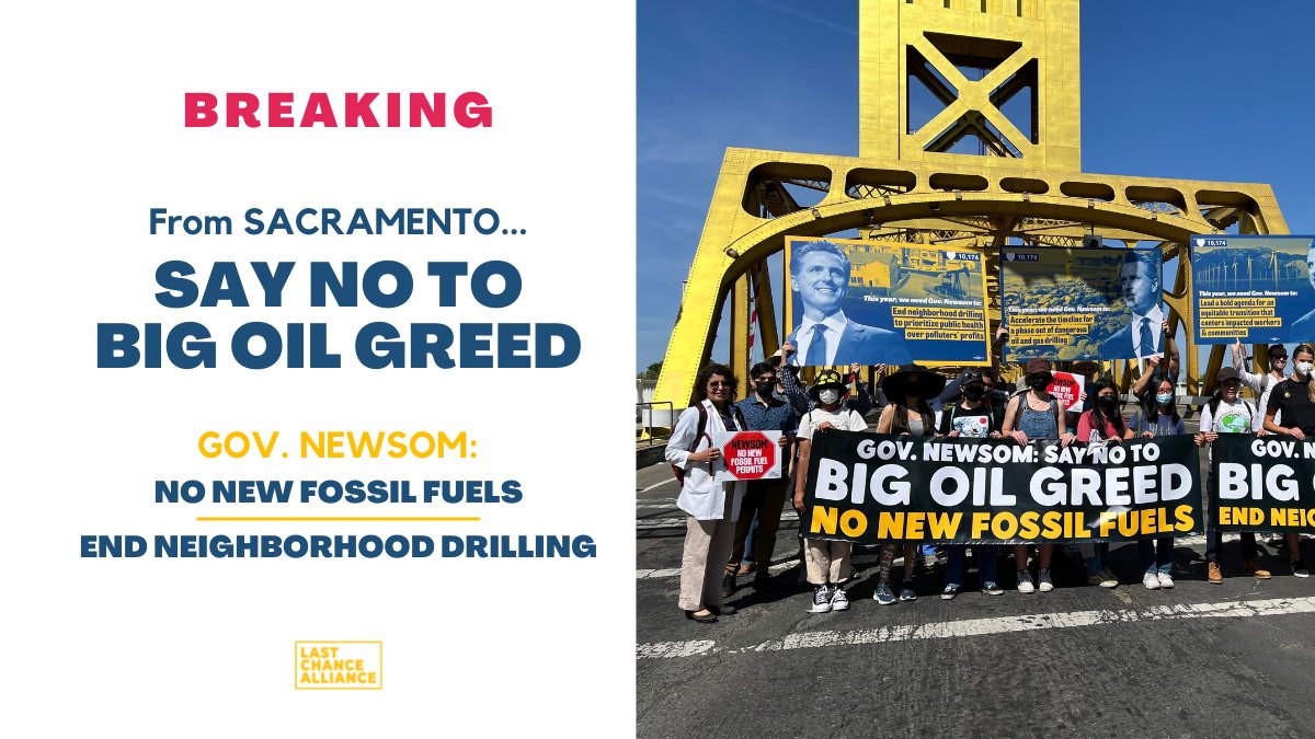 greenpeaceusa's tweet image. 🚨CA DAY OF ACTION🚨

Sacramento community leaders rallied at the Capitol today to deliver postcards signed by 10,000+ Californians calling on the @CAGovernor to fight Big Oil&apos;s greed and stop permits for new fossil fuel projects.

#FossilFreeCalifornia #SetbacksNow