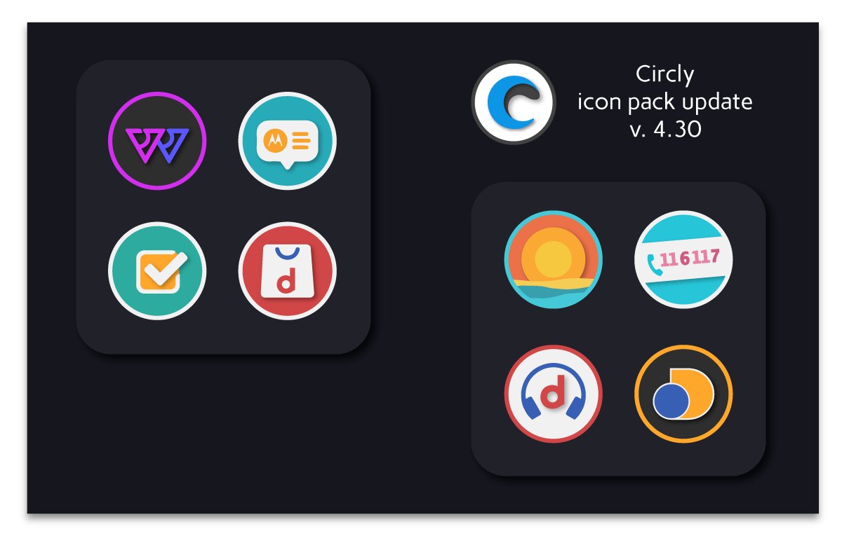 thecoffeemilks's tweet photo. Circly reached 5200+ icons with this #update 👇
https://t.co/pwxvR6eCpH

Retweets are appreciated 🙏

#iconpack #Icons #Android #googleplay #pixel #round #minimal #homescreen #circly #novalauncher https://t.co/d5T0qT5TQy