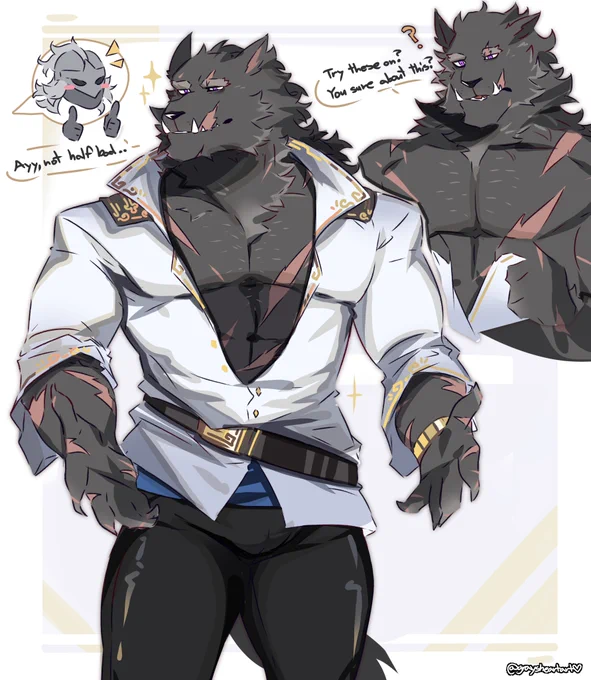 some new garments for blaidd 