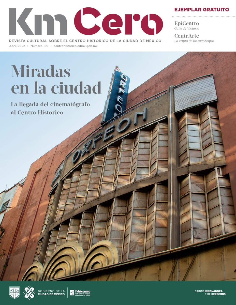 Centro_CDMX's tweet photo. #FCHCMInforma
¡Ya tenemos en físico nuestra revista cultural @kmcerorevista!
¡Córrele por una que se acaban! 🏃♂️ #RecuerdaQue puedes adquirirla en recintos culturales del Centro Histórico y en nuestras oficinas ubicadas en República de Brasil 74. https://t.co/LpCy45HYyu