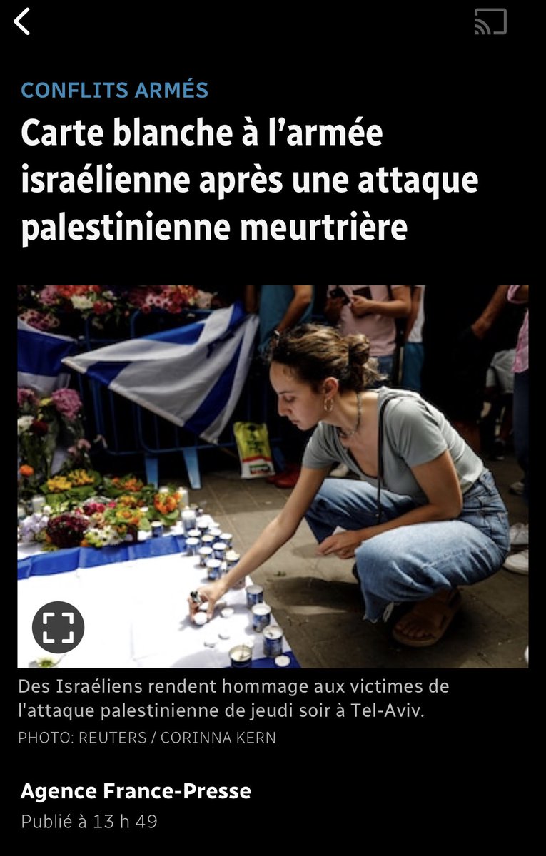 ⁦<a href="/RadioCanadaInfo/">Radio-Canada Info</a>⁩ on n’est vraiment pu capable de votre couverture biaisée. L’israel est condamné par ⁦<a href="/hrw/">Human Rights Watch</a>⁩ human rights watch! et vous continuez de raconter le point de vue de l’oppresseur. #shameradiocanada #shamecanada #apartheid #notaconflict #freepalestine #WTF