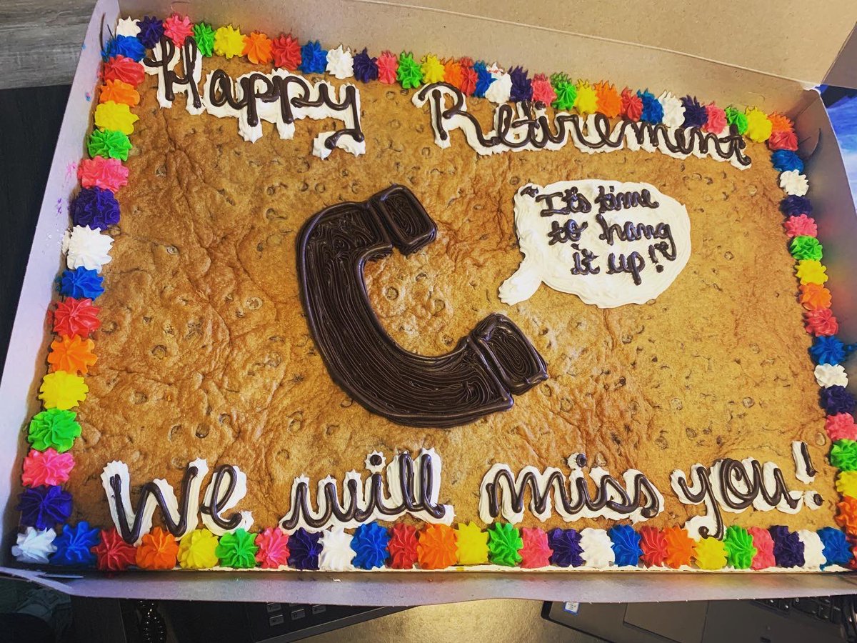 midamericacat's tweet photo. Congratulations on your retirement Miss Judy! We appreciate all you’ve done and we will miss you! https://t.co/S973QWnEAU
