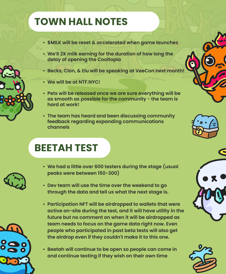 coolcats's tweet photo. Town Hall notes from today !! 📝🥚🆒🐱 https://t.co/4IAUoHKAAI