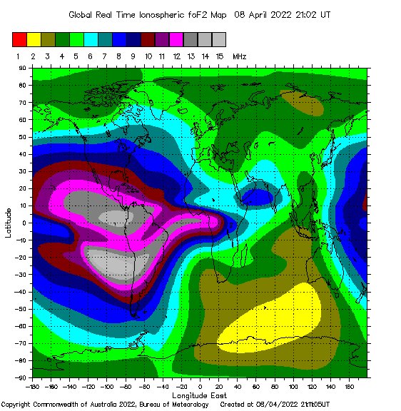 Global Optimum NVIS Frequency Map Based Upon Hourly Ionosphere Soundings via https://t.co/6WcAAthKdo #hamradio https://t.co/Cto6Y71JXr