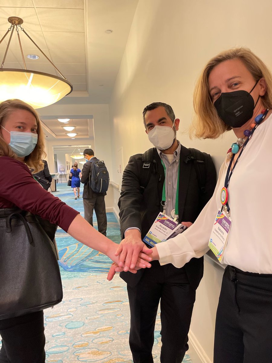 ChagasBoston's tweet photo. Members of our team having a great time at #SGIM22! 🤩 @RiCruzJr @nhochMD @SKimballMD #immigranthealth #Screen4Chagas @SocietyGIM https://t.co/Wa5BAcAgax