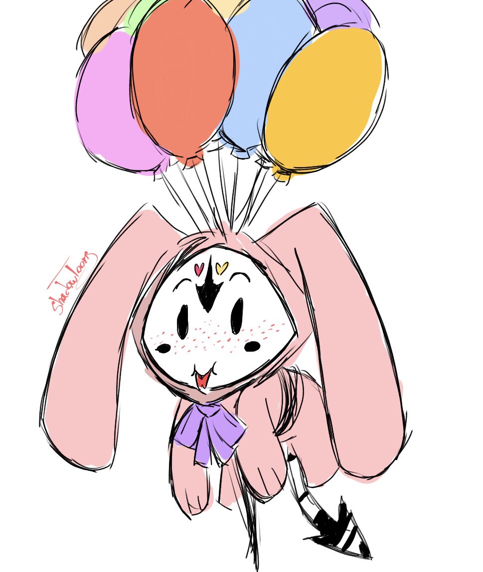 Arinfrankanon's tweet photo. #chicot #rulerau #helluvaboss
I should of waited on posting, but oh well-
Here is another Chicot drawing in full color bunny and balloons UwU
He is ready for Easter! https://t.co/XDTv9Pp5sO