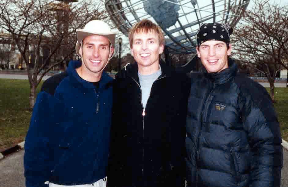 robfrisbee's tweet image. Anyone born on the day @BrennanSwain and I crossed the first ever Amazing Race finish line can now legally have a beer, so we are too. Crazy how time flies! @PhilKeoghan @AmazingRaceCBS
