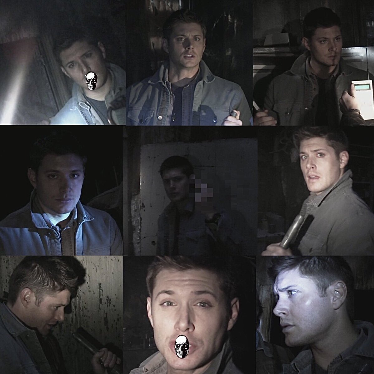 comfortfordean's tweet photo. dean winchester in ghostfacers https://t.co/kvEiRAC22x