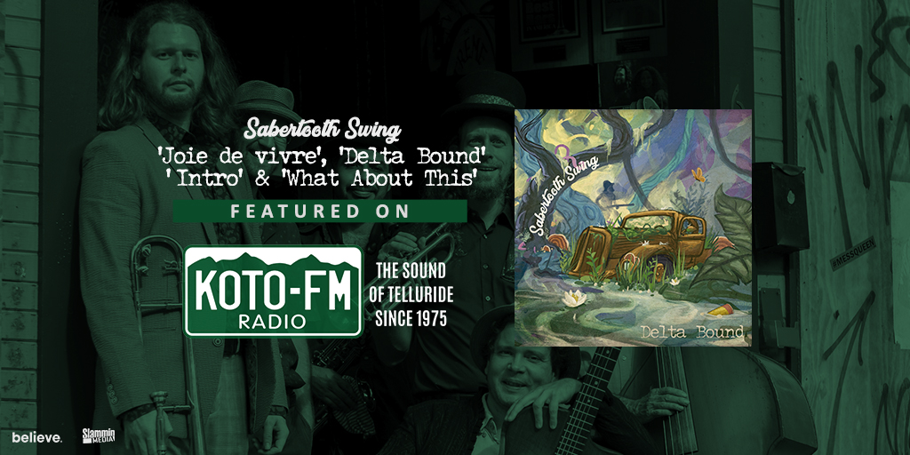 A huge thank you to <a href="/KOTORadio/">KOTO Radio Telluride</a> for featuring a bunch of our songs including “Joie de vivre”, “Delta Bound”, “Intro”, and “What About This” on their station!🎶

You can stream all these tracks on our recent album “Delta Bound”! lnk.to/ssdb

#americana #deltabound