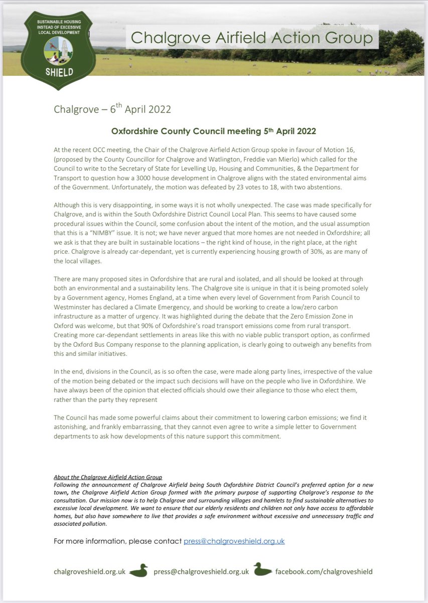 Chalgrove Shield tweet media