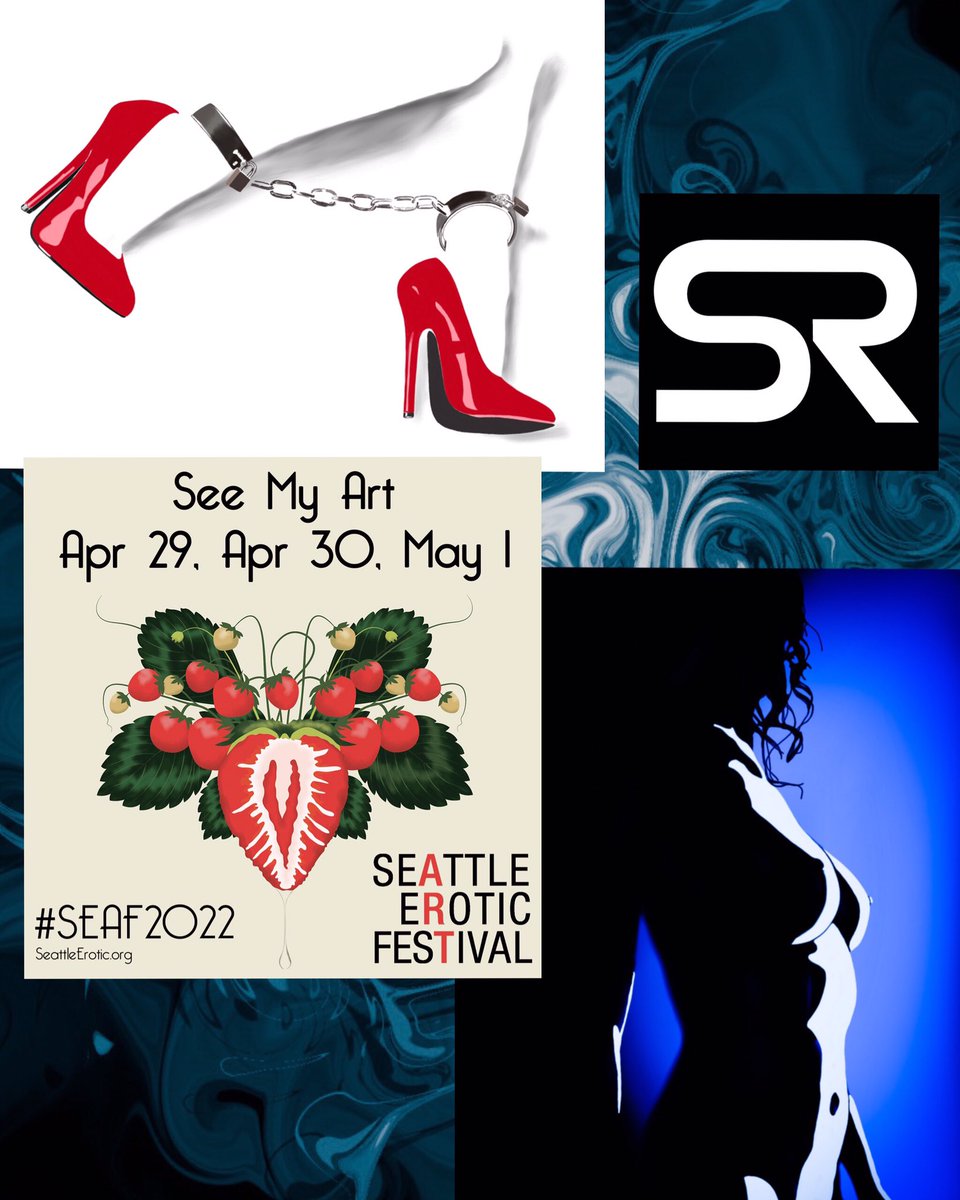 SirRenderArt's tweet photo. A few of my pieces available at the Seattle Erotic Art Fair store this year. Excited about getting back to exhibiting. #seaf2022 #seattleerotic #sirrender #sirrenderart #sensualart #erotica https://t.co/u3t8TBc0j8