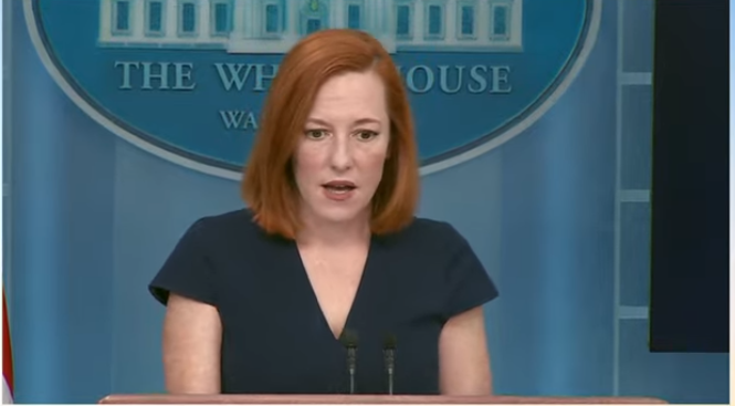 ANI's tweet photo. It is the decision of each country, including India to determine whether they're going to import Russian oil which is only 1-2% of their imports. About 10% of their imports are from US. We'd be here to help India move towards reducing further beyond 1-2%: WH Press Secy Jen Psaki https://t.co/Mi9NFhCTom