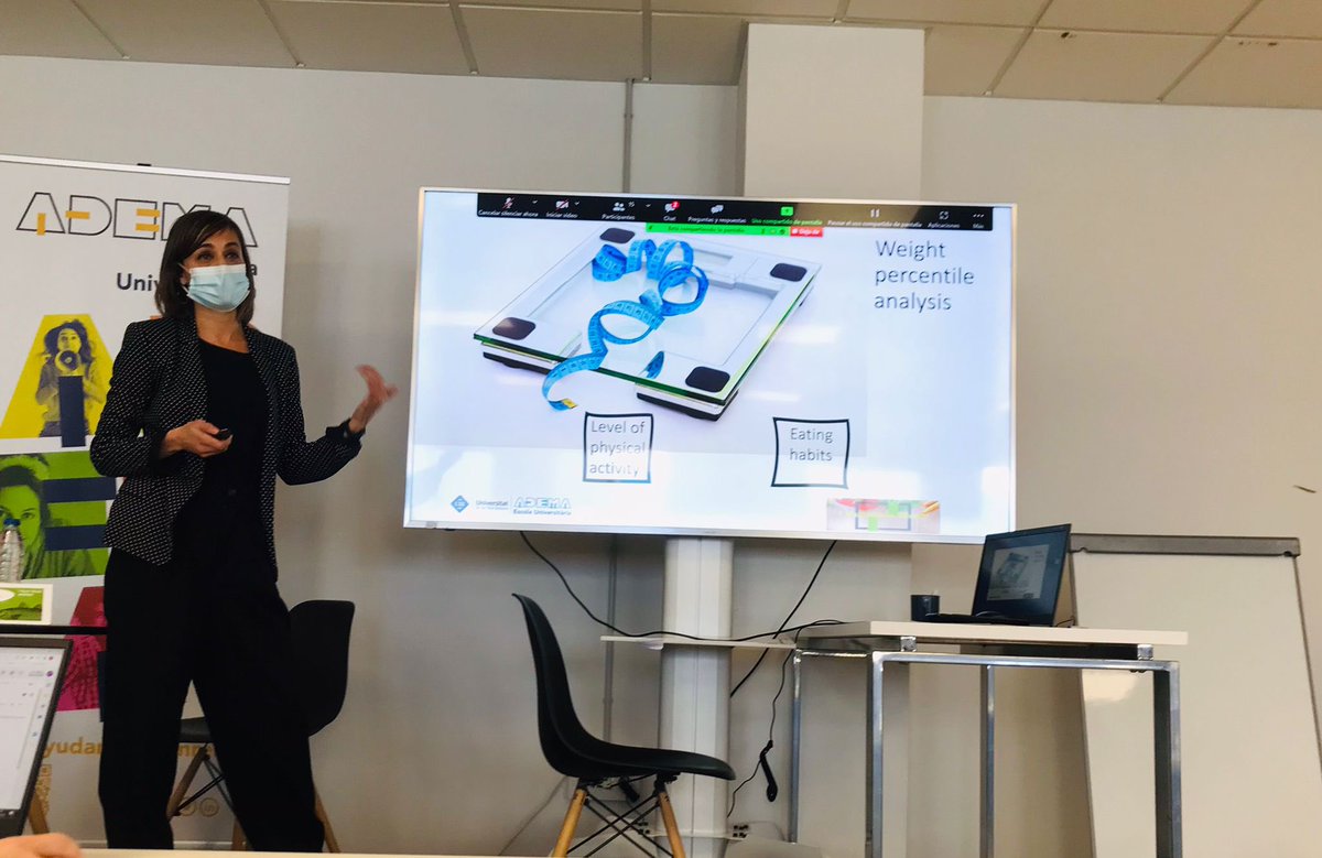 irenecollc's tweet photo. ➡️Presentació del nostre estudi 🏃🏻♀️“Analysis of the weight percentile, frequency of food consumption and physical activity of schoolchildren in Mallorca”🍰 a #nutriweek #prevention https://t.co/IfRE5AusJP