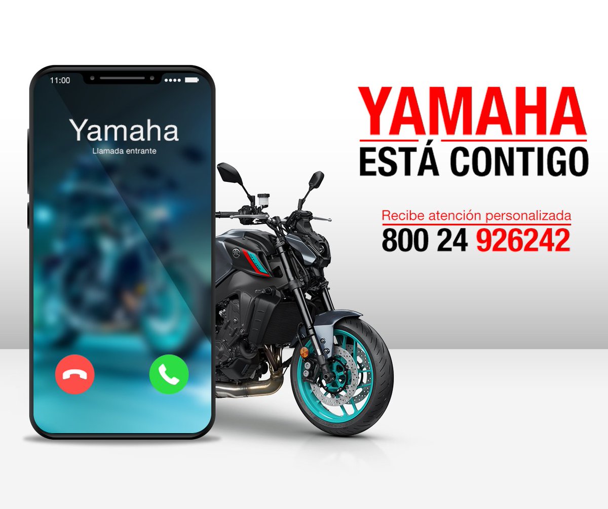 ¿Tienes alguna duda⁉️ Ponte en contacto con nuestro Call Center, con una atención personalizada sólo para ti 🤓📞

Encuentra a tu distribuidor más cercano 👉bit.ly/2IVJkr9

#Yamaha #YamahaMX #ServicioTecnico