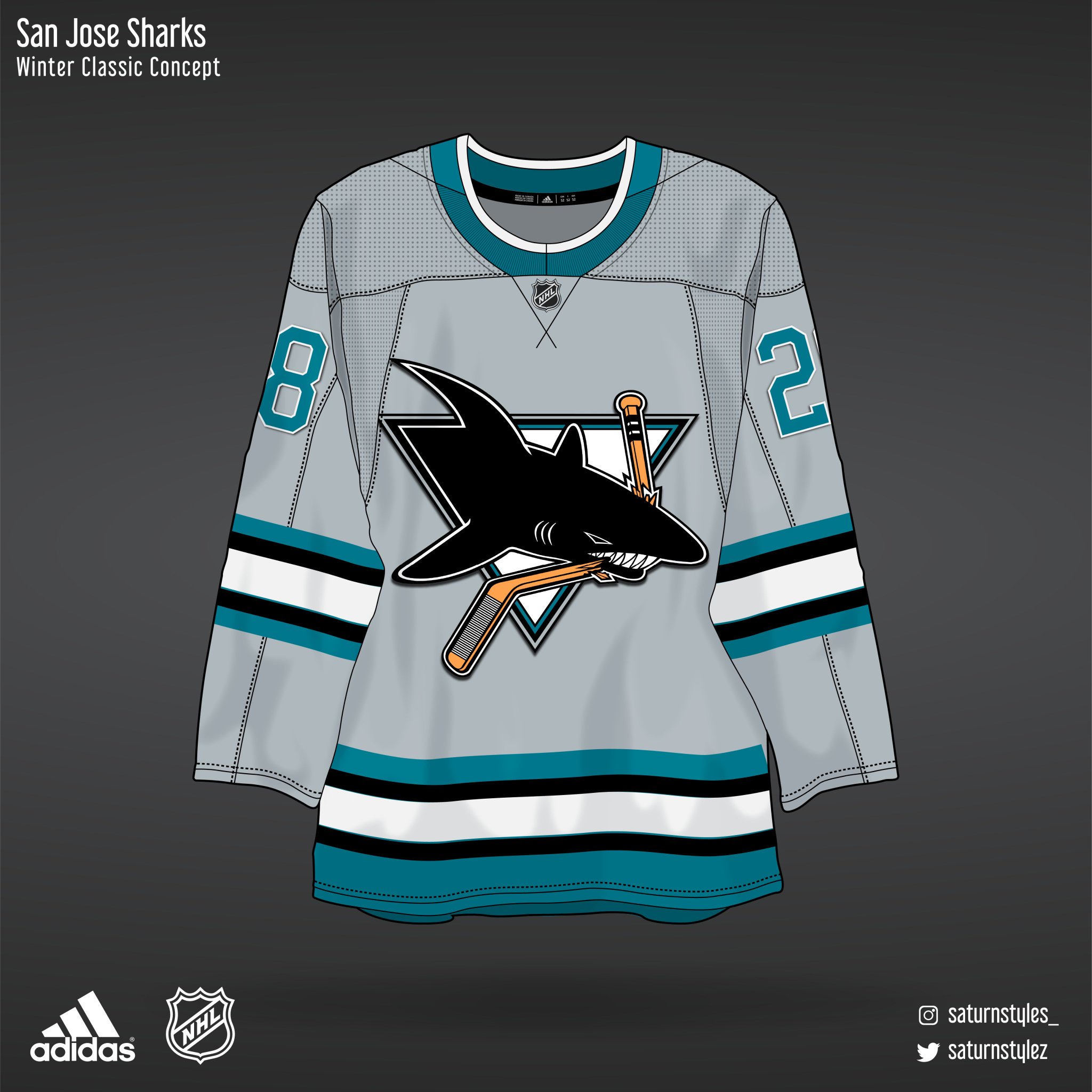 San jose cheap sharks classic jersey