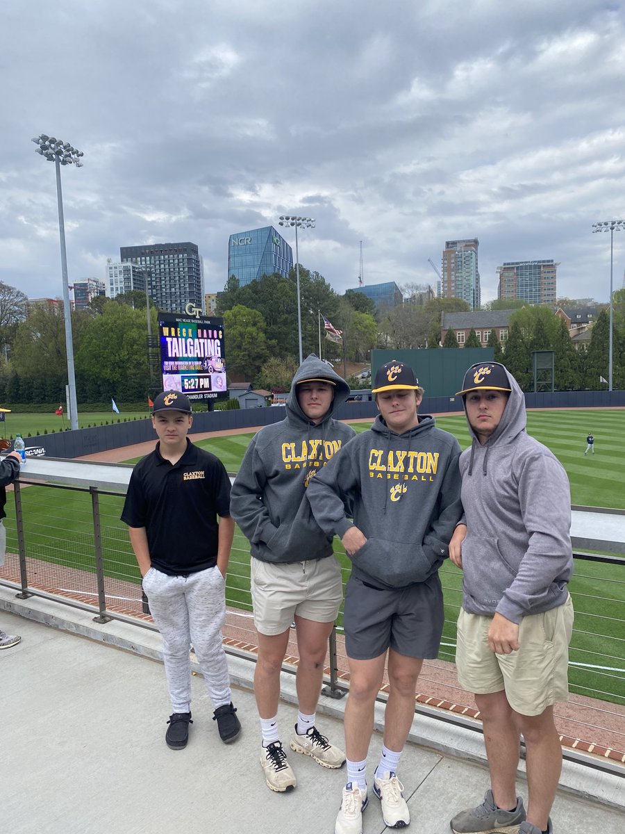 ClaxtonBaseball's tweet photo. Made it to GT vs FSU https://t.co/MeAaMaa455