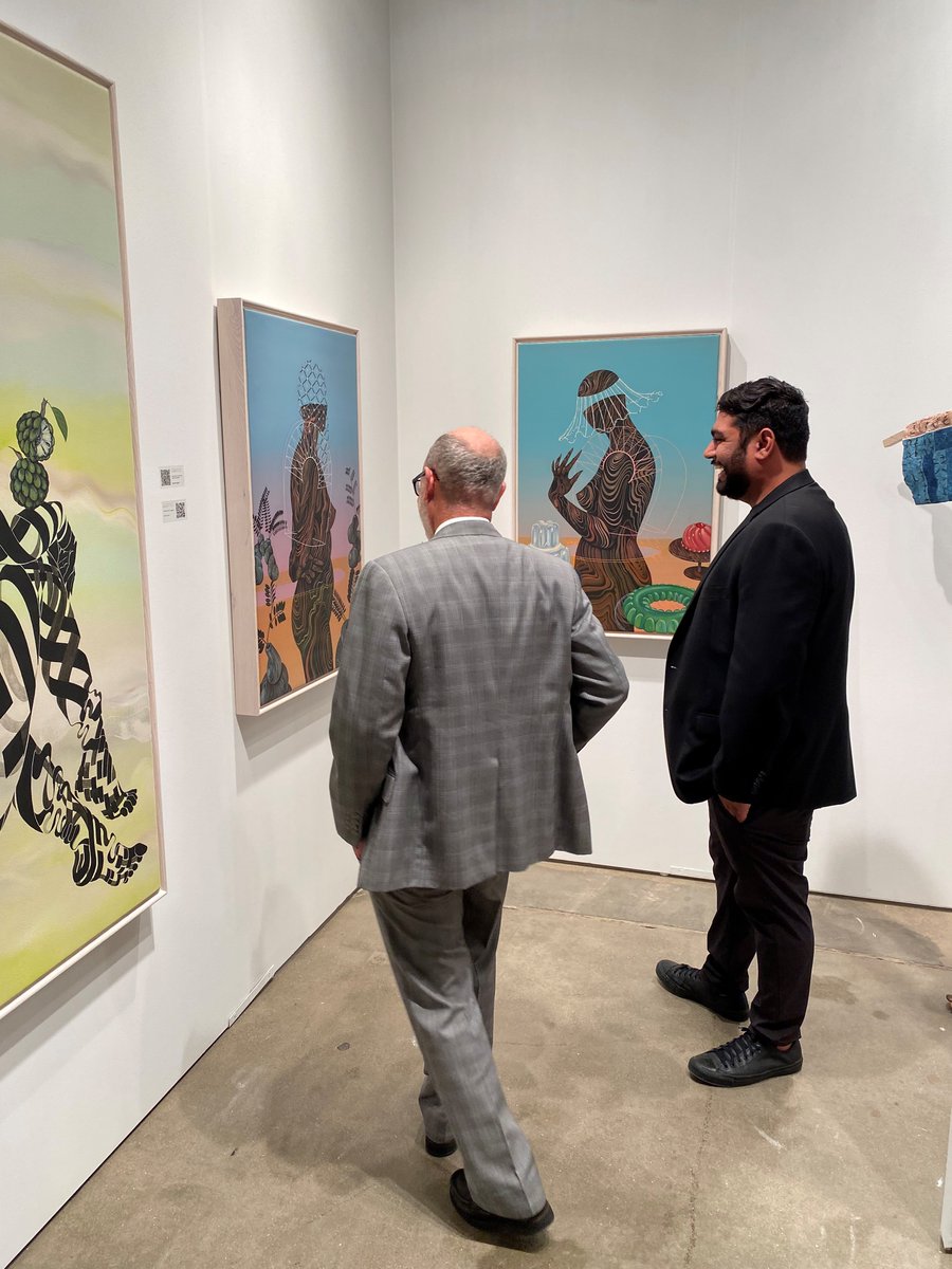 I went to my first EXPO CHICAGO #expochicago yesterday and had a chance to check in (and learn from) two participating Canadian galleries - DURAN MASHAAL from Montreal and Patel Brown from Toronto.
