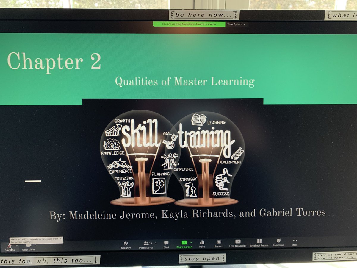 TeachWrt's tweet photo. Pretty opening slide (note though that it’s “qualities of modern learning”) #ENG296CSR #mtml https://t.co/kc0XXvklSu