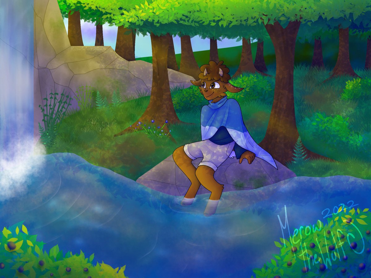 merowthewolf's tweet photo. HAPPY BIRTHDAY TO MY FRIEND SPICY I LOVE YOU BESTIE ToT 

#furry #digitalart #art #oc #ocdrawing https://t.co/znXHw3HlNy