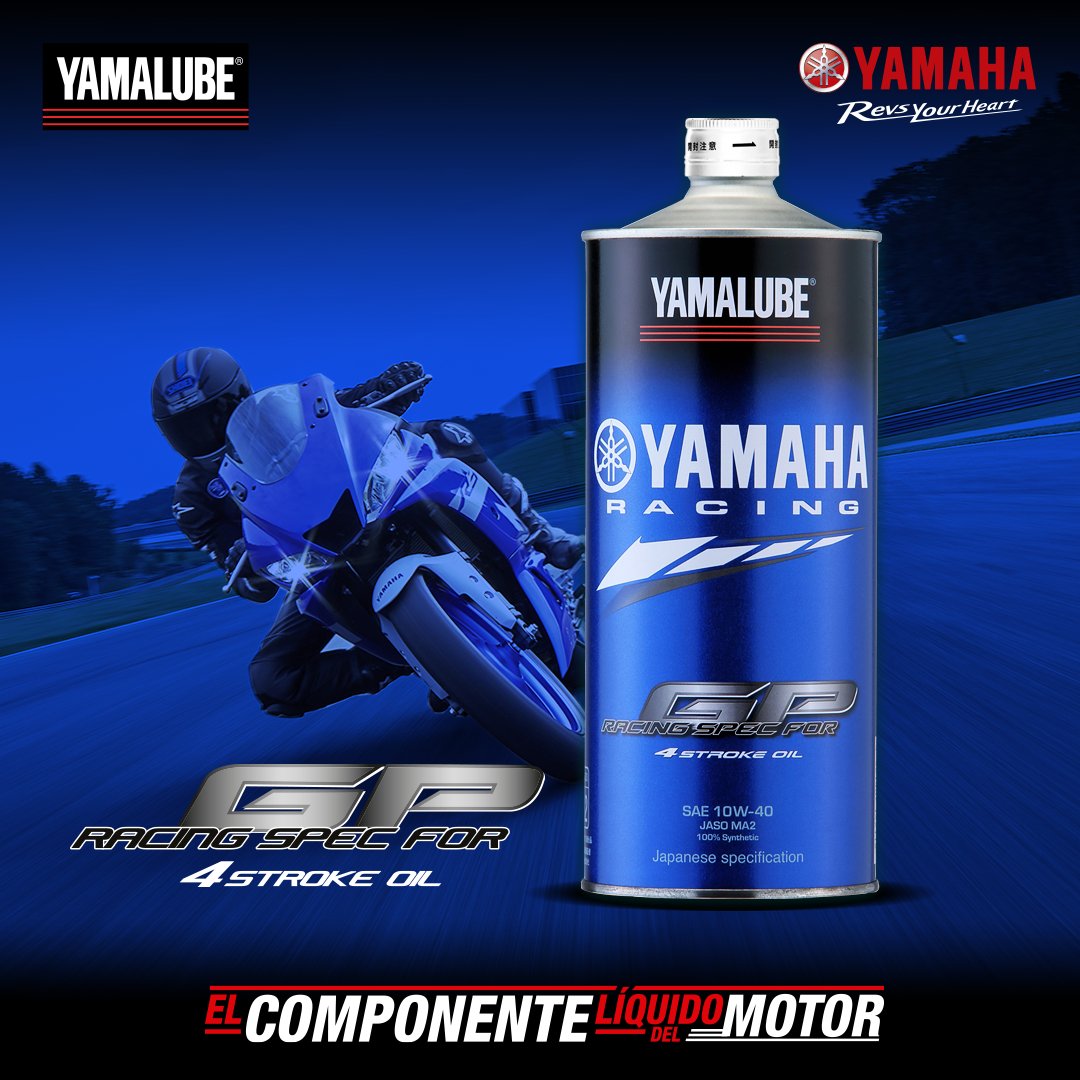 El mejor aceite 100% sintético que tu motor necesita #RS4GP.🔧

Consíguelo con tu distribuidor más cercano bit.ly/2IVJkr9

#Yamaha #YamahaMX #Yamalube