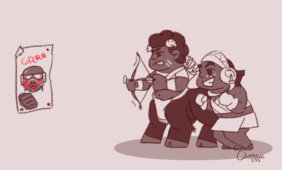 Quirrelli's tweet photo. human, well, centaur, well, cow-taur Orisa ^_^
(+ a more age accurate version)
#overwatch #orisa #efioladele #overwatchfanart https://t.co/z31oKvQR7T