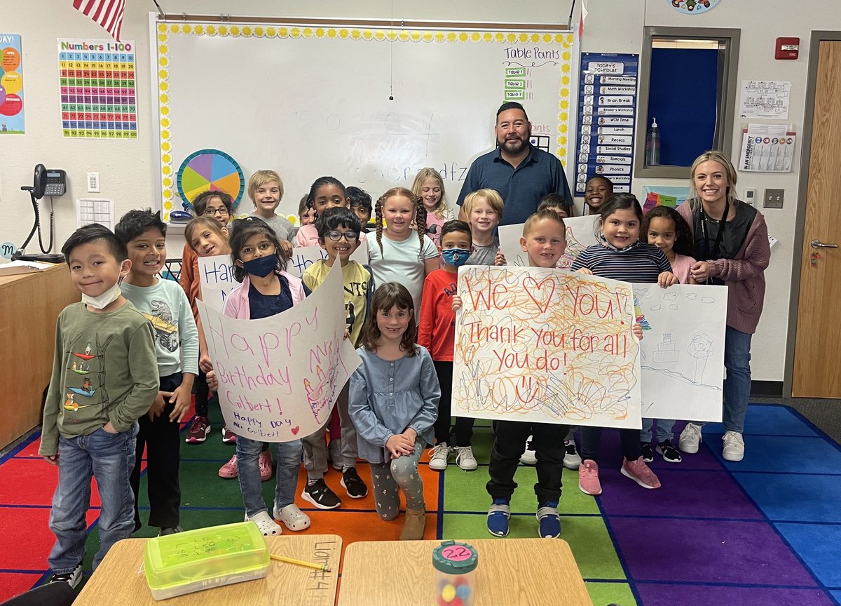 We got to celebrate Mr. Gilbert during fun Friday today! He works so hard to keep our school clean and ALWAYS brightens our day. My kiddos adore him!! 🥰