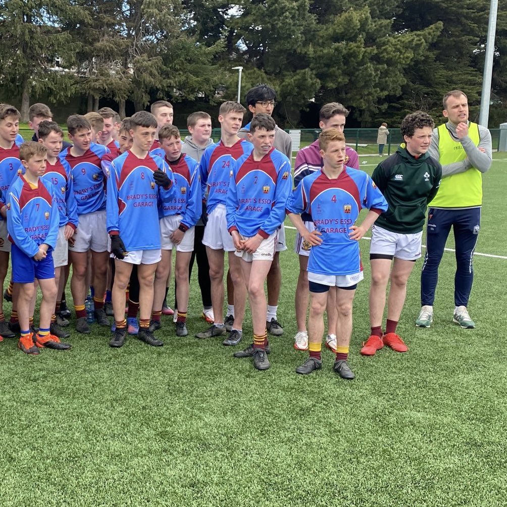 Well done to <a href="/EndaSmith94/">Enda Smith</a> and his <a href="/StDeclansCabra/">St Declan’s College</a> team on their big win this week.  Continued success Enda on the sideline and more importantly this Summer for the Rossies!!!