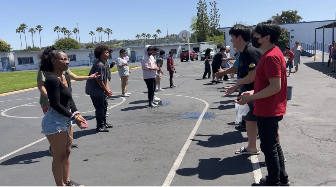 rha_wvusd's tweet photo. #RHA and #HARTT kicked off Spring Break today with an Easter Egg hunt, a partner egg race, and a refreshing few rounds of a partner water balloon toss. #RHAtoday https://t.co/mWmPW3qA09
