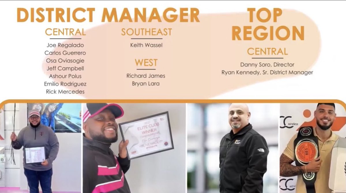 Danny Soro (@dannysoro) on Twitter photo Would look at that!! Huge S/O to @Wireless4TCC Central Region dominating in 2021. Top Region🏆Central💪🏼Thank you <a href="/TCCMobile/">TCC Wireless</a> <a href="/jaymaliktcc/">Jay Malik</a> & <a href="/BrettKennedyTCC/">Brett Kennedy</a> let’s celebrate!! <a href="/TracyNolan_/">Tracy E. Nolan</a> <a href="/codybwelker/">Cody Welker</a> <a href="/shellalatulip/">Michaella LaTulip</a> <a href="/AngelGomez143/">Angel Gomez</a> <a href="/asadirfan/">Asad Irfan</a> <a href="/mariajimenezz4/">Maria Jimenez</a> <a href="/Roozster/">Shahrooz Eslahi</a> Would look at that!! Huge S/O to @Wireless4TCC Central Region dominating in 2021. Top Region🏆Central💪🏼Thank you <a href="/TCCMobile/">TCC Wireless</a> <a href="/jaymaliktcc/">Jay Malik</a> & <a href="/BrettKennedyTCC/">Brett Kennedy</a> let’s celebrate!! <a href="/TracyNolan_/">Tracy E. Nolan</a> <a href="/codybwelker/">Cody Welker</a> <a href="/shellalatulip/">Michaella LaTulip</a> <a href="/AngelGomez143/">Angel Gomez</a> <a href="/asadirfan/">Asad Irfan</a> <a href="/mariajimenezz4/">Maria Jimenez</a> <a href="/Roozster/">Shahrooz Eslahi</a>