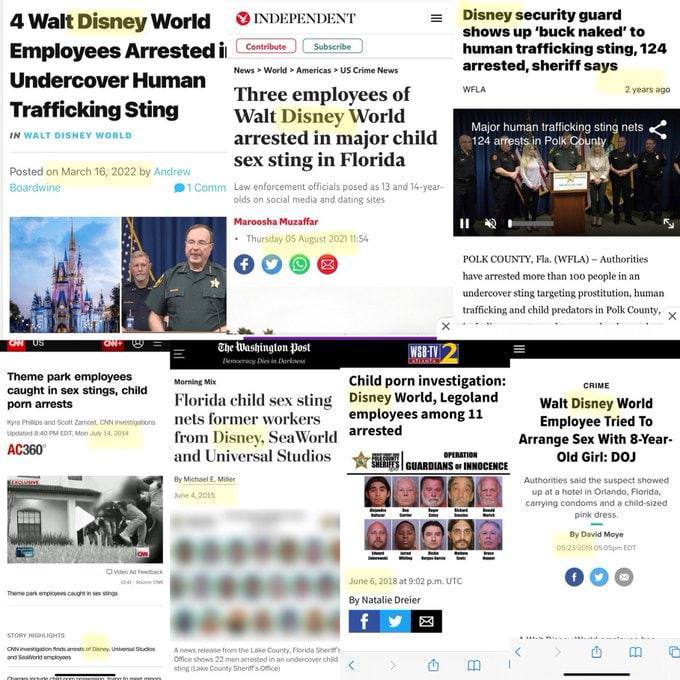 RustiSchacklef1's tweet photo. This company has been in the headlines 10 yrs running for this same, sick stuff! #BoycottDisney #ProtectOurChildren https://t.co/vrn0CyQvoS