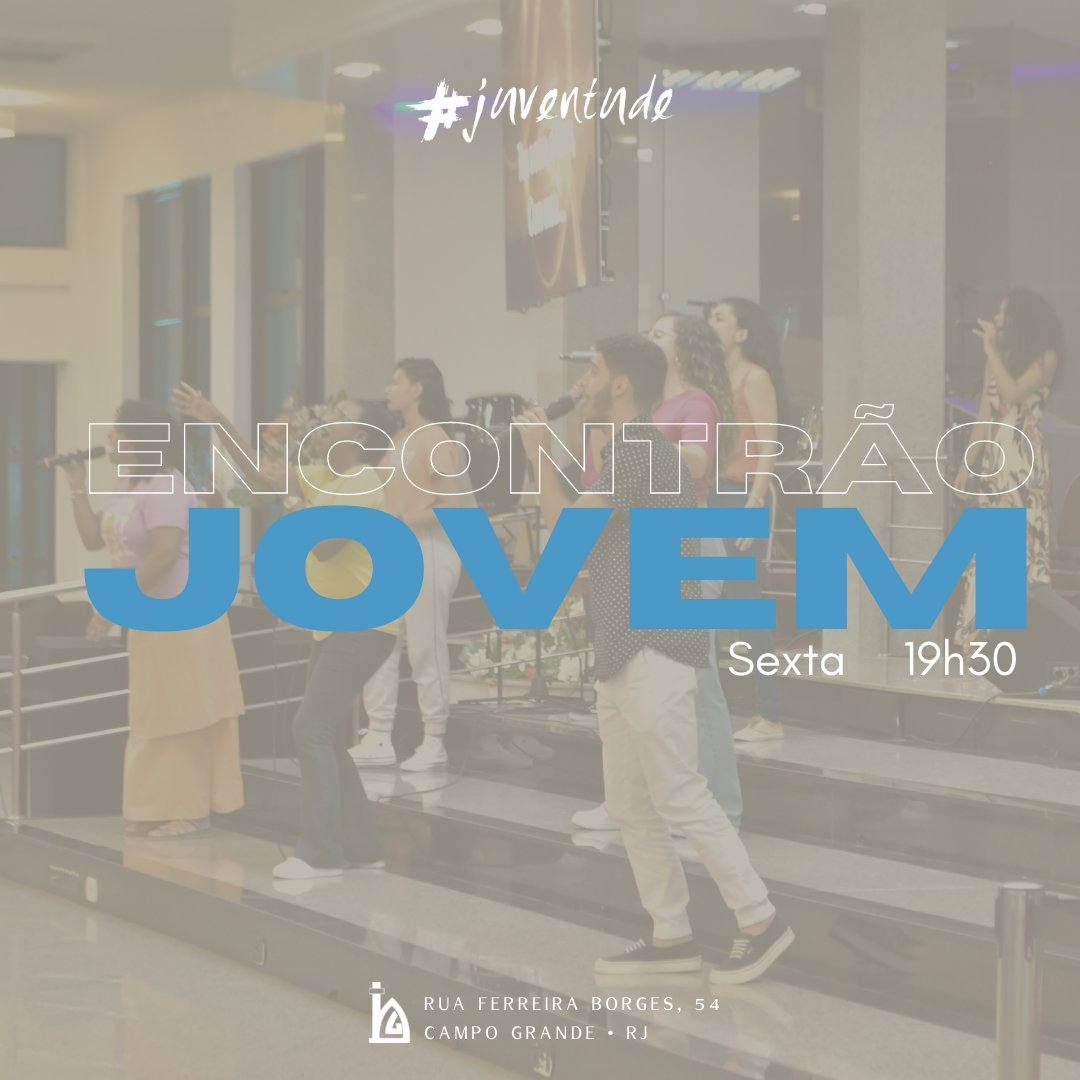 PIBCGRio's tweet photo. ⚠ É HOJE!!
Hoje tem Encontrão Jovem, 19h30, no templo da PIBCGRio!!

Esperamos todos vocês!!!

#PIBCGRio #Juventude #Adolescentes #CultoJovem https://t.co/AXTFyVHbvH