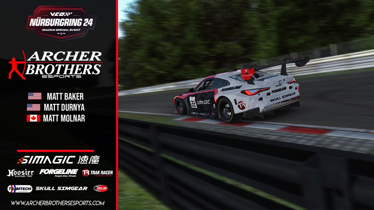 Raceday is almost here 👀 We’ll have 2 cars competing in the @iRacing 24 Hours of @nuerburgring ‼️We’re all excited for one of the toughest races of the year! 🏁